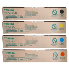 Toshiba T-FC425C-CMYK Four Color Original Toner Cartridge